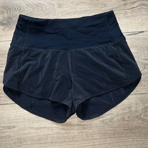 Lululemon High Rise 2.5in Speed Up shorts